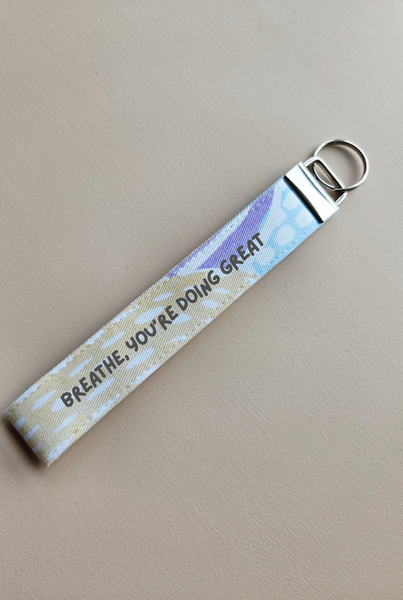 Personalised Wristlet Keychain - Multi Pastels