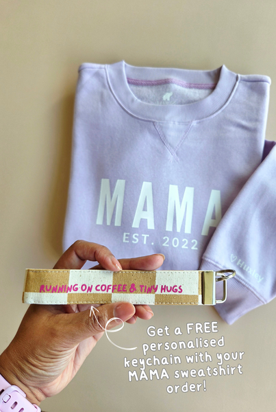 Personalised MAMA Sweatshirt - BLACK