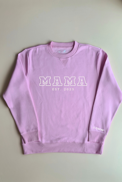 Personalised MAMA Sweatshirt - PINK