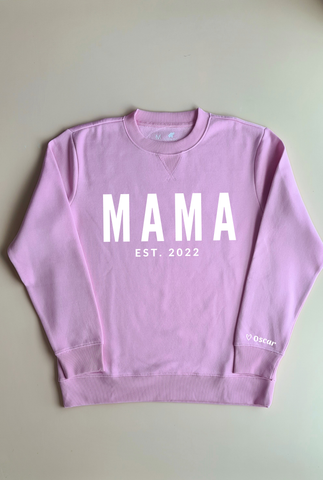 Personalised MAMA Sweatshirt - PINK