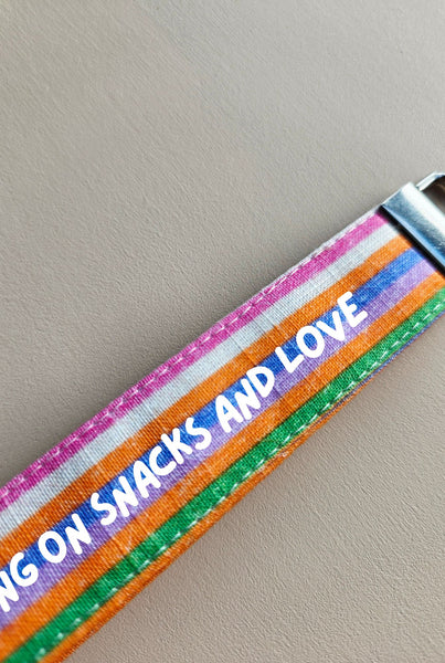 Personalised Wristlet Keychain - Fun Lines
