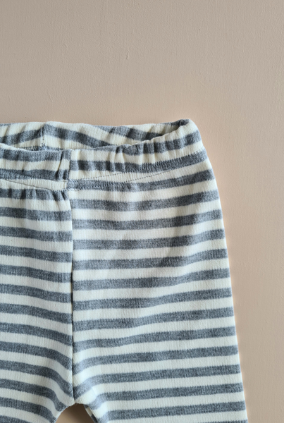 Stripped Leggings - Grey