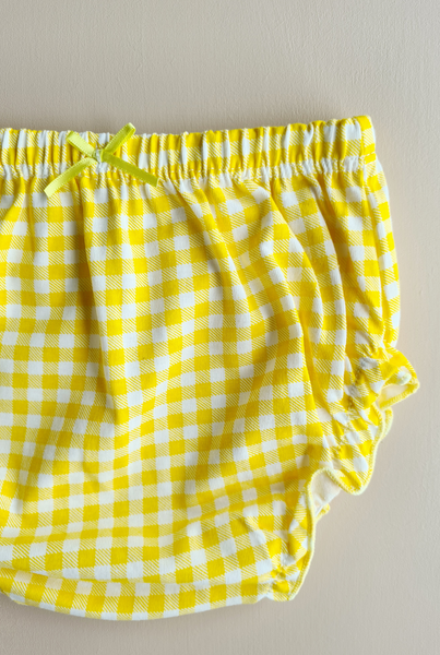 Cotton Bloomers - Yellow Gingham