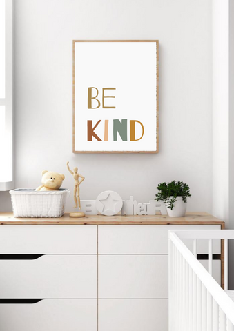 Be Kind - Nursery Printable Art