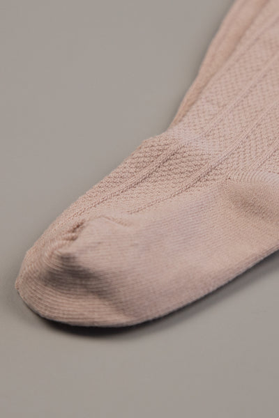 Scalloped Socks -  Blush